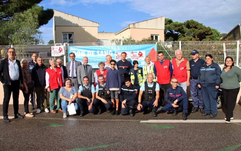 Calvi : Sensibilisation des collégiens au don de sang avec les Pompiers