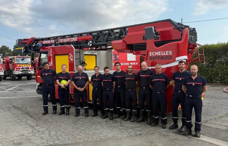 Formation « conducteur échelier » pour les sapeurs-pompiers de Ghisonaccia