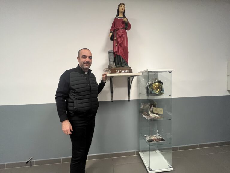 Père Georges Nicoli, aumônier des sapeurs-pompiers de la Haute-Corse